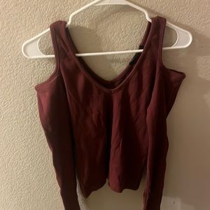 NWT cut out shoulder top
